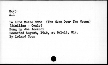 grandapa LC catalog card